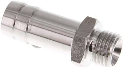 Gewindetülle G 1/4"-13mm, 40 bar 1.4571