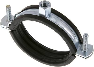 Rohrschelle 68 - 73mm,Stahl verzinkt mit Einlage, FISCHER