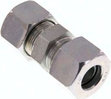 Gerade Schneidringverschrau-bung 16 S, Stahl verzinkt