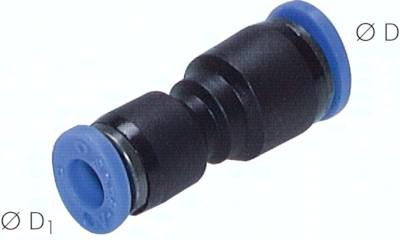 Gerader Steckanschluss 3/16" (4,76 mm)x5/32" (3,97 mm), IQS-Standard