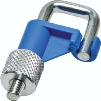 Schlauchklemme, 2 - 20 mm, blau