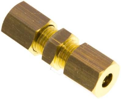 Gerade Klemmringverschraubung 4mm, Messing