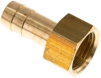 Aufschraub-Schlauchtülle G 1/2"-13mm, 16 bar Messing