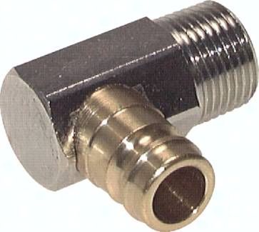 90°-Temperierkupplungsstecker 13mm Zapfen,M 14 x 1,5 (konisch)(AG)