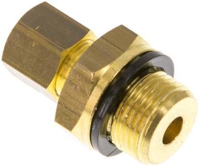 Gerade Klemmringverschraubung G 3/8"-8mm, Messing