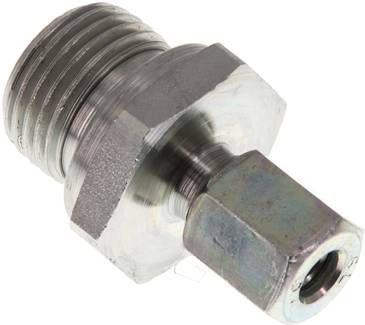 Gerade Schneidringverschr. 6 L-G 1/2", Stahl verzinkt