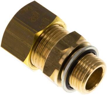 Gerade Klemmringverschraubung G 3/8"-15mm, Messing