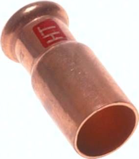 Pressfitting Reduziernippel 22 x 15mm (außenxinnen)