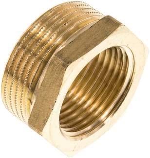 Reduziernippel G 1 1/4"(AG)-G 1"(IG), 16 bar Messing