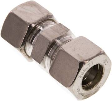 Gerade Schneidringverschrau-bung 20 S, Klemmring 1.4571 (NC)