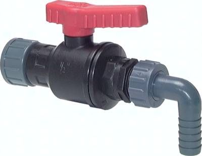Kunststoff-Ablasshahn G 3/4" (IG), PN 4