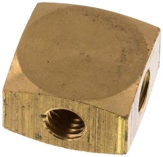 Kreuz-Verteiler 3 x M 5,Messing