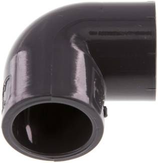 90°-Klebemuffen-Winkel, PVC-U, 20mm