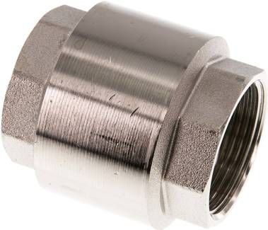 Rückschlagventil (leicht), G 1 1/4", PN 10, Messing vernickelt
