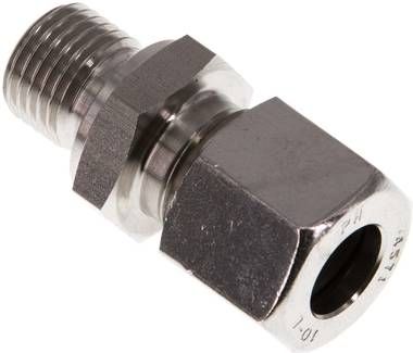 Gerade Schneidringverschr. 10 L-G 1/4", 1.4571