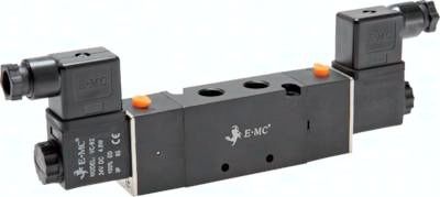 5/2-Wege Magnetventil, G 1/4", Impulsventil, 24 V AC