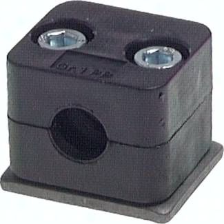 Rohrschelle, leichte Baureihe, 6mm, Baugröße 1