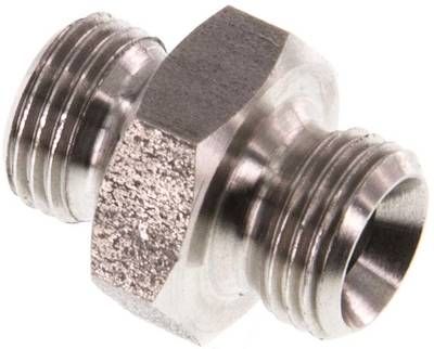 Doppelnippel G 1/8"-G 1/8", 40 bar 1.4571