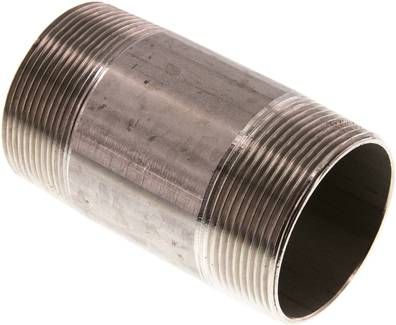 Rohrdoppelnippel R 2"-100mm, 20 bar 1.4571