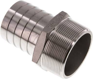 Gewindetülle R 2 1/2"-60mm, 16 bar 1.4408