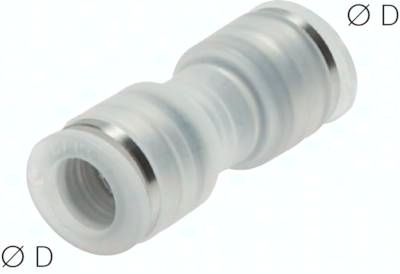 Gerader Steckanschluss 8mm, IQS-PP
