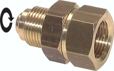 Waschgeräte Adapter G 3/8" (drehbar) (AG) - G 1/4" (IG)