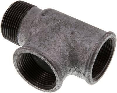 LE-Einschraubstück Rp 1 1/4"(IG)-R 1 1/4"(AG), 25 bar Temperguss verzinkt