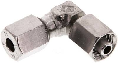 Einstellb. Winkel-Schneidring-verschr. 6 L, 1.4571