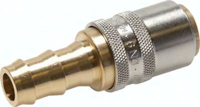 Temperierkupplungsdose 13mm Zapfen, 12,7 mm Steckschlauch (GSP 12 ), Messing