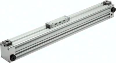 Kolbenstangenloser Zylinder, Kolben Ø 25 mm, Hub 600 mm