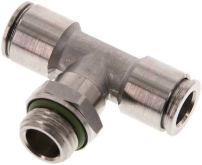 T-Steckanschluss G 1/4"-8mm, IQS-Edelstahl