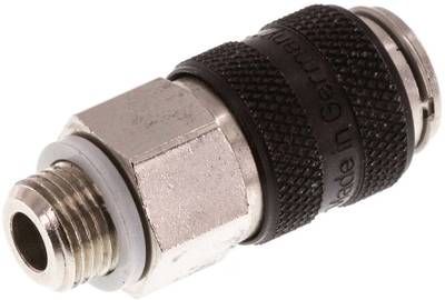 Kupplungsdose (NW5) G 1/8"(AG), Messing vernickelt