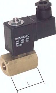2/2-Wege Vakuumventil (NC), G 1/2", -0,9 bis 2bar, 24 V=