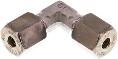 Winkel-Schneidringverschrau-bung 6 S, Klemmring 1.4571 (NC)