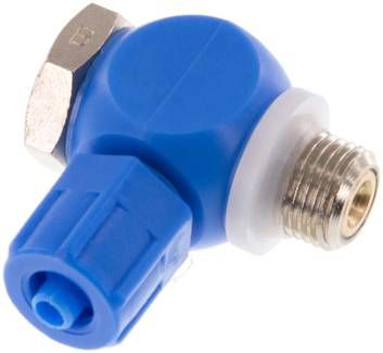Drosselrückschlagventil G 1/8"-6 x 4mm, abluftregelnd (B)