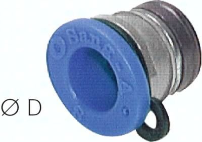 Einpresspatrone 8mm Steckanschluss, MSV-Körper