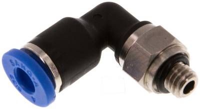 Winkel-Steckanschluss M 5-4mm, IQS-Standard