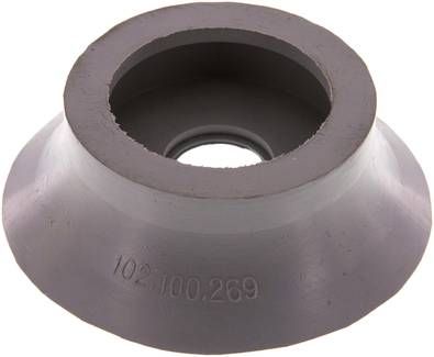 Flachsauger (feine Lippe), 100x5mm, NBR (grau)