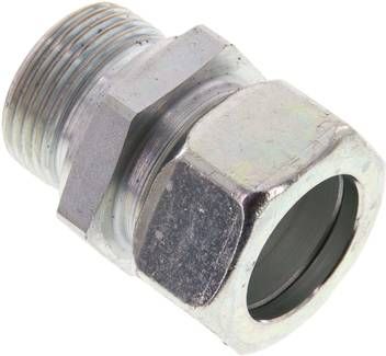 Gerade Schneidringverschr. 28 L-G 1", Stahl verzinkt