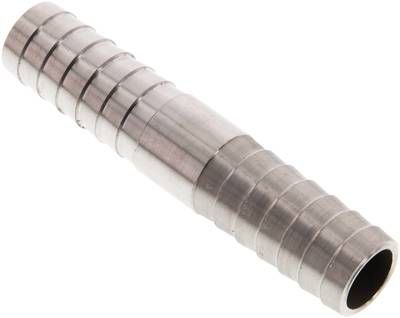 Schlauchverbindungsrohr 19mm-19mm, 1.4301