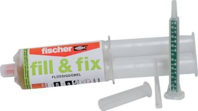 FISCHER Flüssigdübel fill & fix, Komplettset