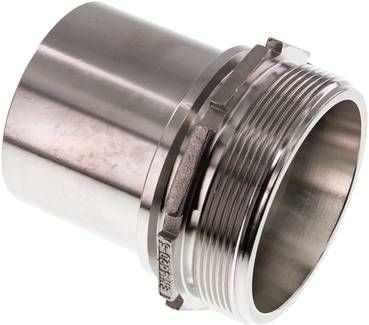 Gewindetülle, EN14420-5 G 3"-75mm, 1.4401