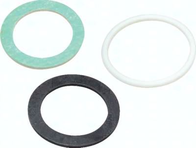 Ersatzdichtung (R / Rp 1/8") aus PTFE für Edelstahl (1.4408)-Verschraubung