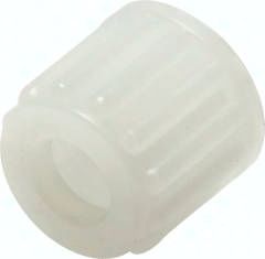 Überwurfmutter 6 x 4mm, PVDF Prinzip 1