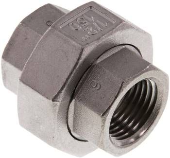 Verschraubung kon. dichtend NPT 1/2" (IG),16 bar 1.4408