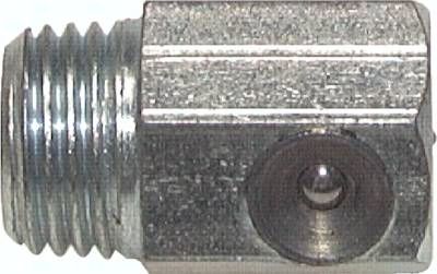 90° Trichterschmiernippel, M 8 x 1 (konisch), Stahl verz.