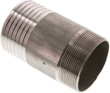 Gewindetülle ohne Bund R 2 1/2"-75mm, 1.4571