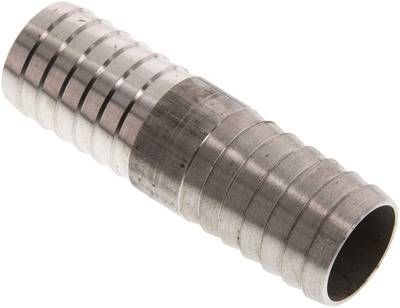 Schlauchverbindungsrohr 30mm-30mm, 1.4301