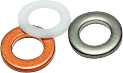 Manometer Dichtring, G 1/4", PTFE, Flachdichtungen (Standard)