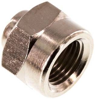 Muffe G 1/8"-M 5, 16 bar Messing vernickelt